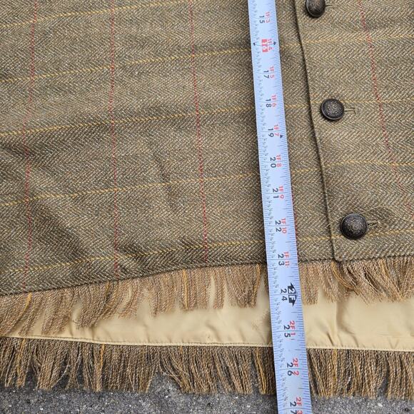 Dubarry Of Ireland Hazelwood Tweed Poncho Wool Cape Womens One Size - Picture 4 of 5